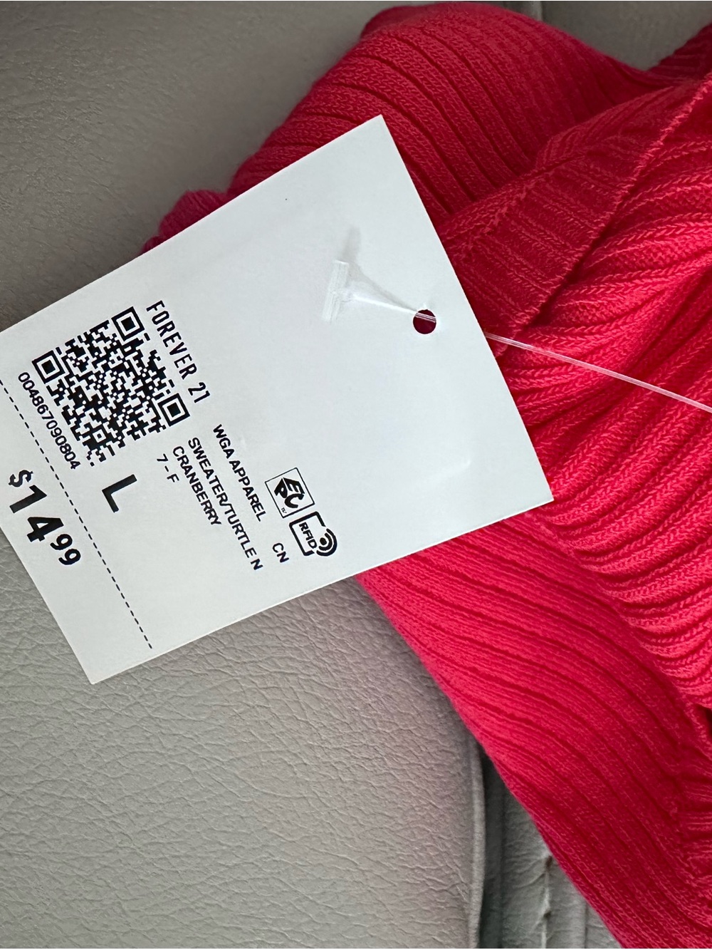 Forever 21 Ribbed Red Tank Top - Picture 3 of 3